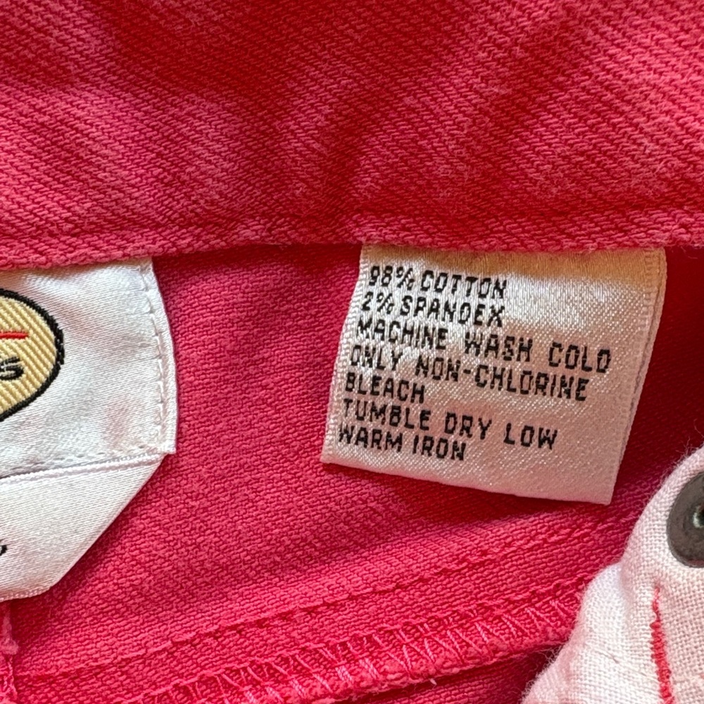 Talbots Pink Straight-Leg Jeans with Stretch, 10 - Picture 3 of 9